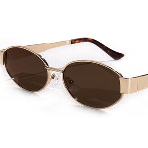 Furtalk Brown Retro Sunglasses
